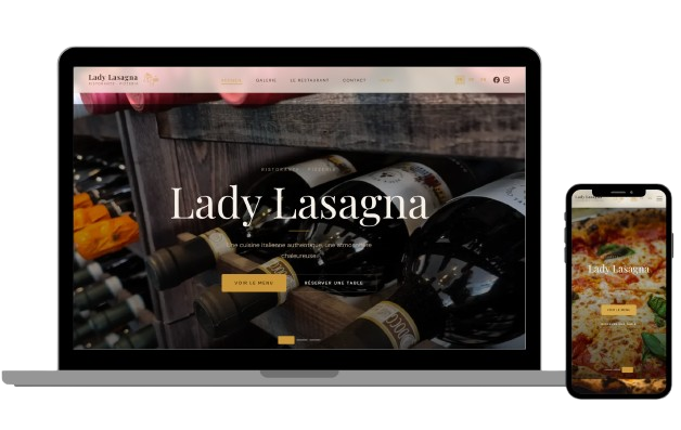 Anteprima del sito Lady Lasagna